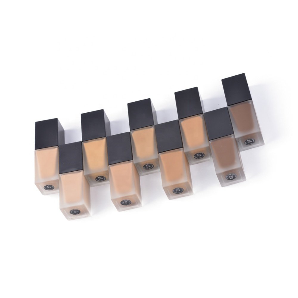 Vegan Make up Foundation Women High Quality for Black Female Full Coverage Oil Free Liquid Matte Foundation 3 Years Regular Size