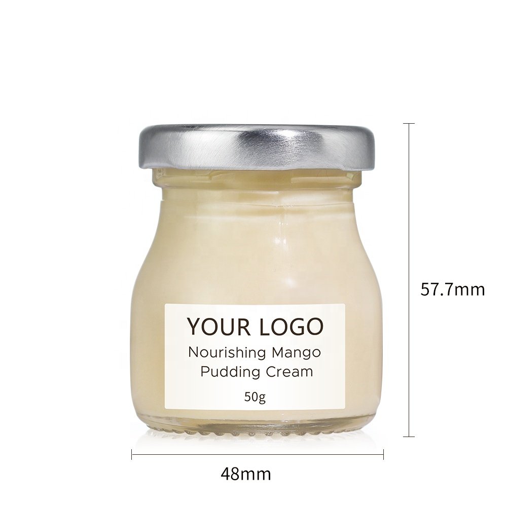 Custom Mango Pudding Texture Hydrating Skin Lightening Nourishing Face Cream & Lotion