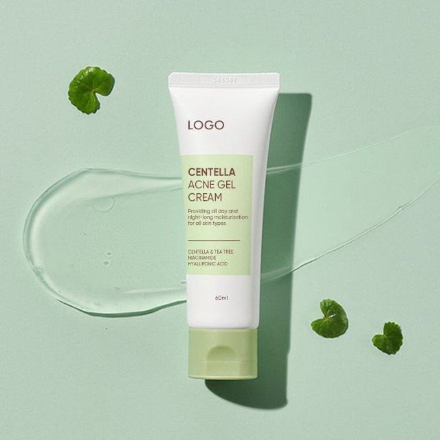 Private Label Organic Tea Tree Hyaluronic Acid Hydration Acne Gel Cream Best Face Cream Acne Spot Remover Cream