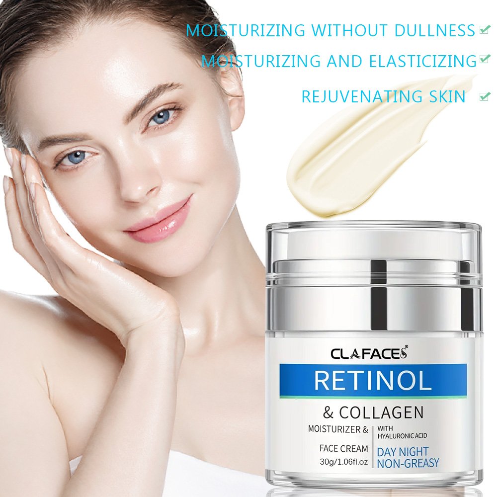 Hyaluronic Acid Vitamin E Firming Remove Wrinkles Smoothing Skin Moisturizing Retinol Cream Face Cream