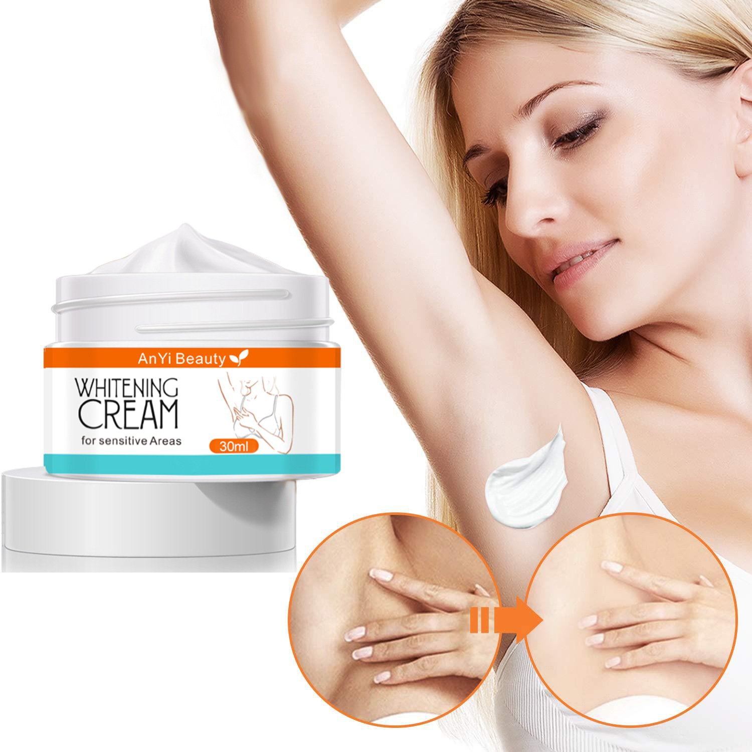 Best Selling Whitening Anti-Acne Freckle Facial Cream For Black Women Lightening Blemish Clearing Bikini Area Whitening Cream