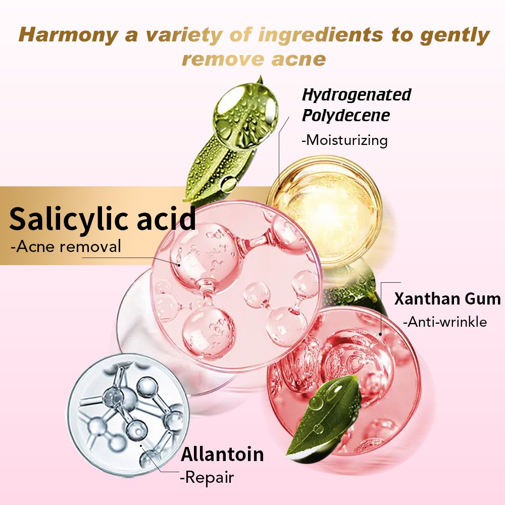 Shrink Pores Anti Acne Cream Retinol Salicylic Acid Pimples Acne Scar Removal Delicate Texture Face Cream