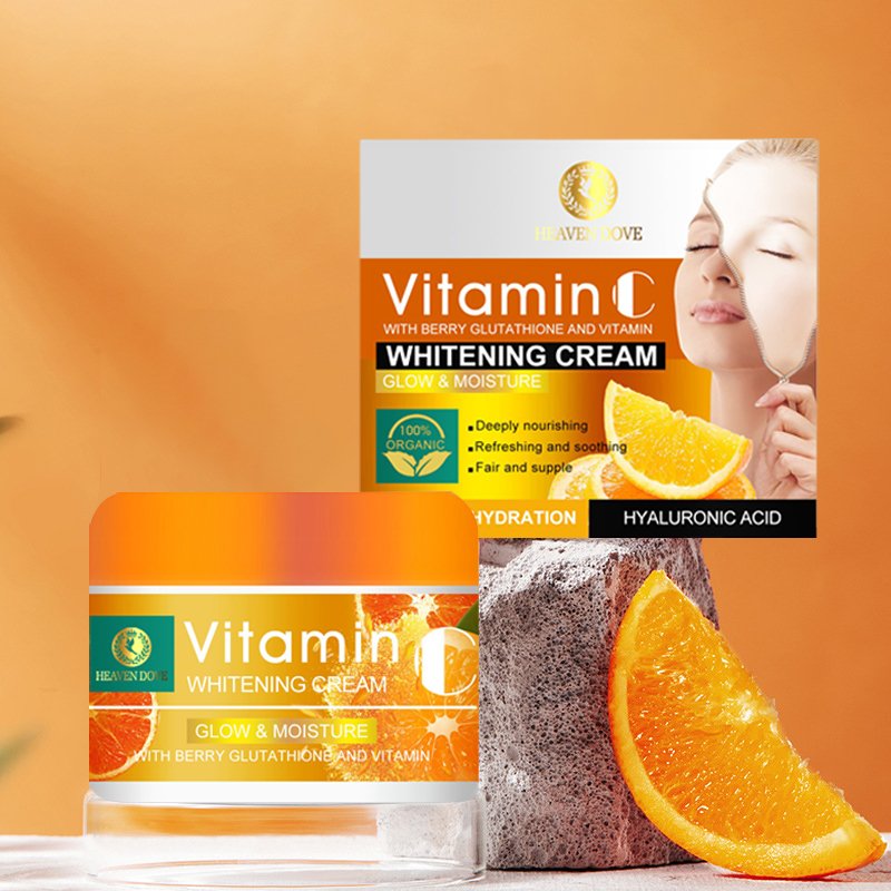 HEAVEN DOVE 120g Organic Vitamin C Bleaching Lightening Face Whitening Cream Whitening Face Cream For Black Skin