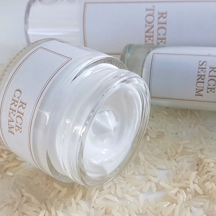 Rice Whitening Cream Face Moisturizing Anti Wrinkle Anti Aging Face Fine Lines Acne Skin Care Rice Cream