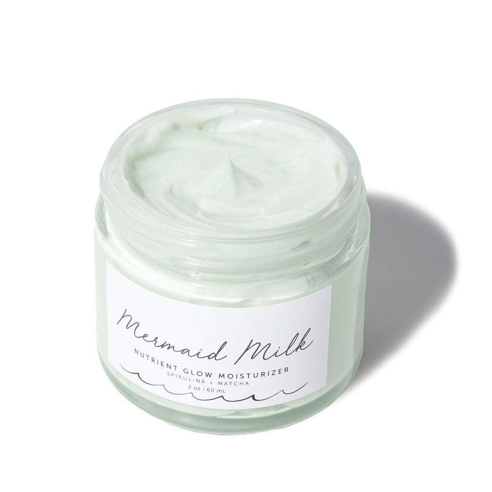 Korea Private Label Face Cream Nourishing Glow Spirulina Matcha Hydration Face Skin Whitening Moisturizing Cream
