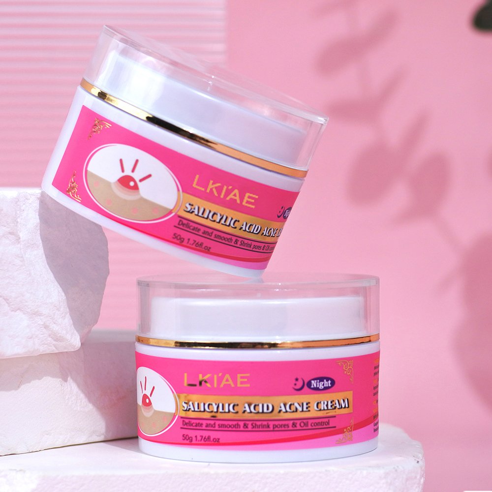 Hot Selling Anti Acne Facial Cream Vitamin C&E Blackhead Deep Repairing Smooth Skin Remover Pimples 50g Face Cream For Women