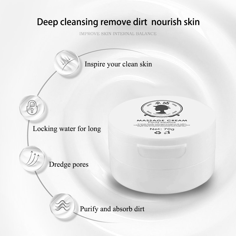 face cream Purifying balance massage cream cleansing shrink pores firming skin exfoliating hydrating beauty cleansing cream