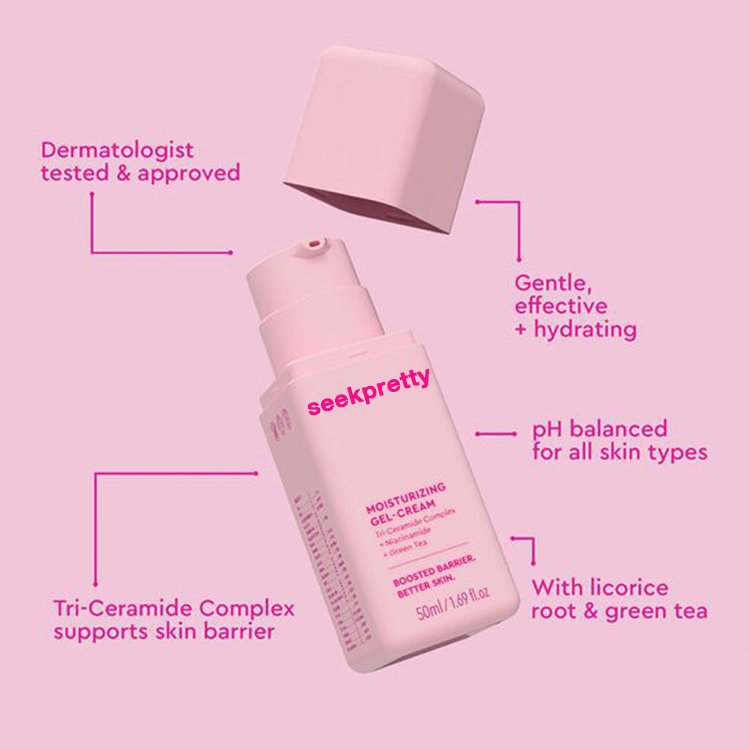 2024 Wholesale Organic Niacinamide Whitening Cream Ceramide Face Cream Moisturising Gel Face Cream For Face Neck