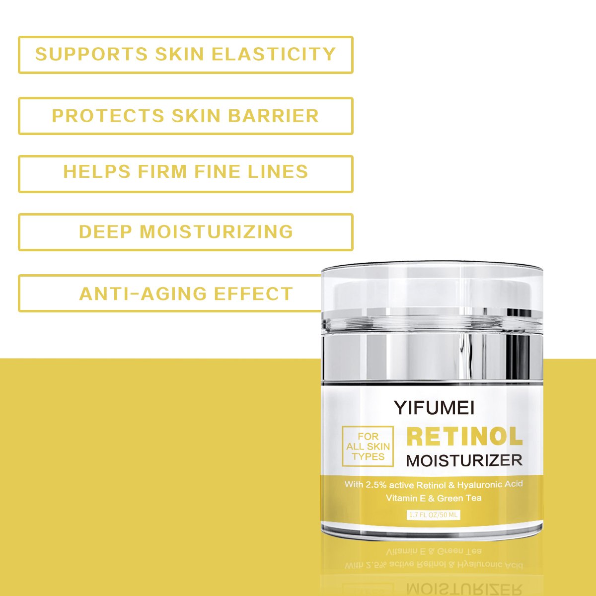 Custom Logo Women And Men Anti Wrinkles Fine Lines Hyaluronic Acid Collagen Retinol Moisturizing Face Cream