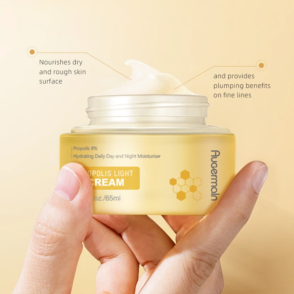 Customize Korean Skin Care Best Brightening Propolis Cream Hydrating Day Night Moisturizer Light Face Cream for Glowing Skin