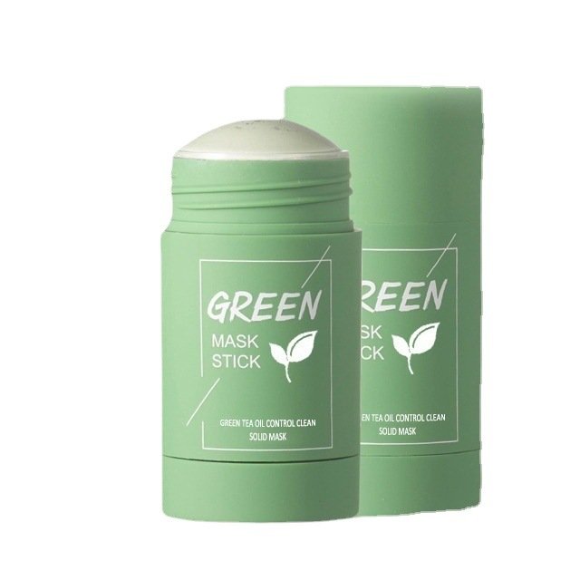 wholesale blackhead remover deep cleansing facial clay green tea eggplant mask stick for face