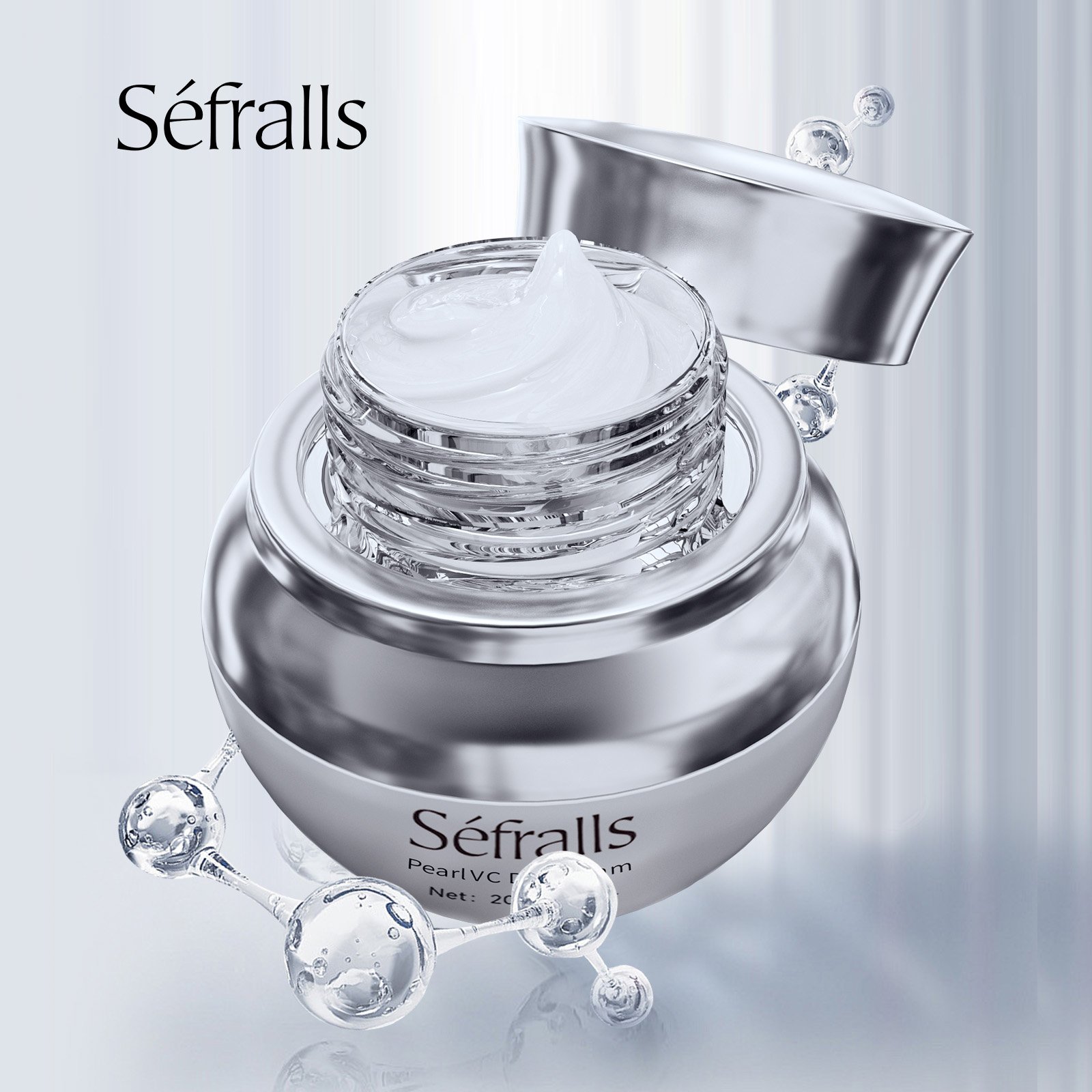 Private Label Custom Pearl VC Day Cream Skin Softening Smoothing Moisturizing Tightening VC Face Cream Nourishing Skin Care
