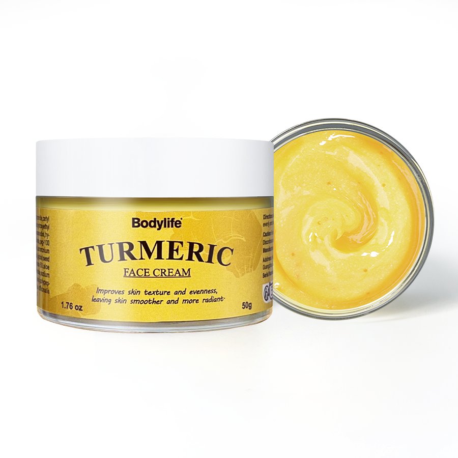 Organic Turmeric Face Cream Anti-Acne Strong Whitening & Brightening Effects Private Label Day Cream Wholesale
