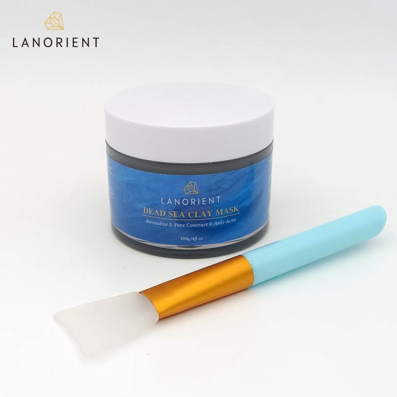 OEM logo private label skincare natural clay facial face skin care volcanic magnetic black dead sea mud mask