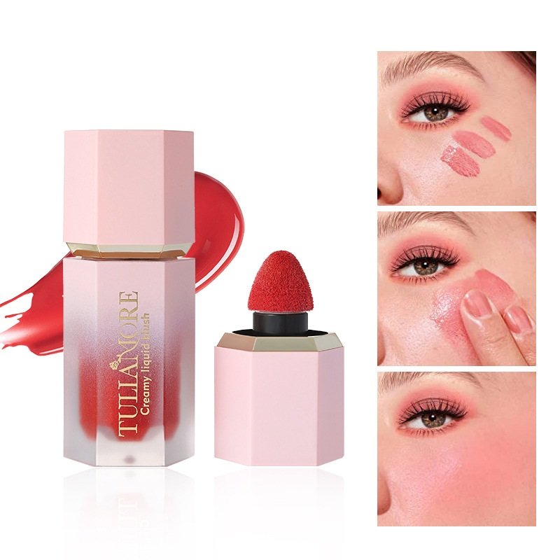 Cream Liquid Blush Bulk High Pigment Rosy Expanding Color Eyeshadow Repair Sun Red Female Facial Rouge Water