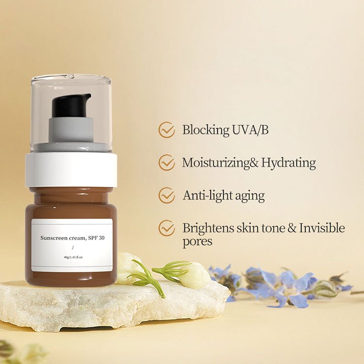 Wholesale OEM ODM Sunscreen Whitening Moisturizing Sunscreen Cream For All Skin Type