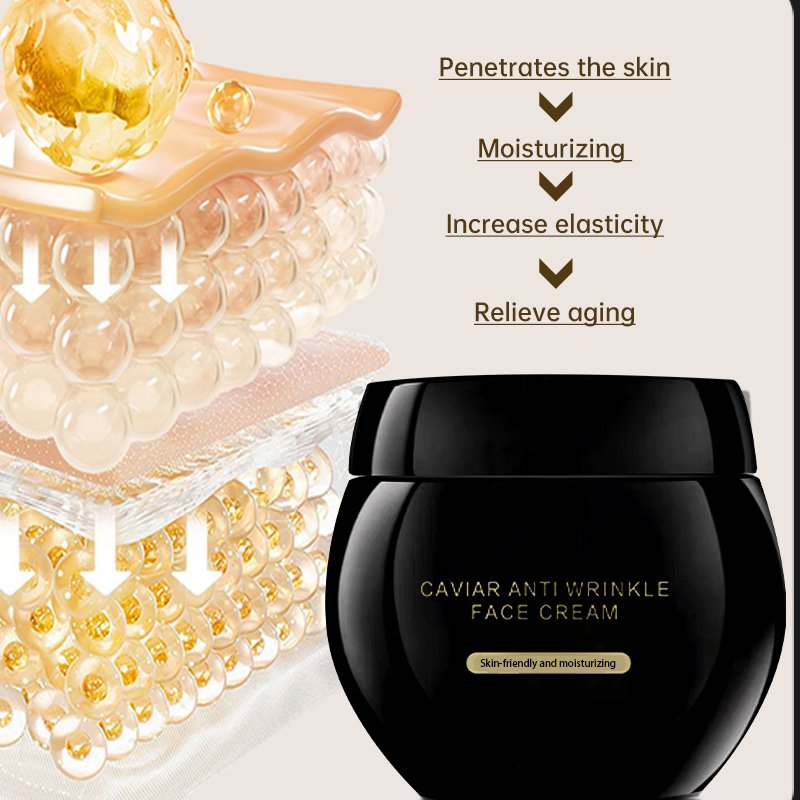 OEM Factory Wholesales 150 ML Caviar Lighten Skin Increase Elasticity Anti-Wrinkle Moisturize Whitening Face Cream