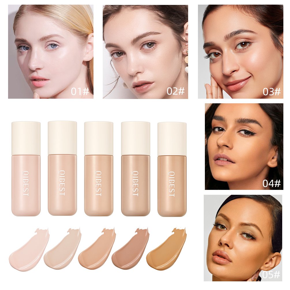 Matte Face Foundation Makeup Base Cream Full Coverage Concealer Cover Ance Moisturizing No Cracking Waterproof Face Corrector