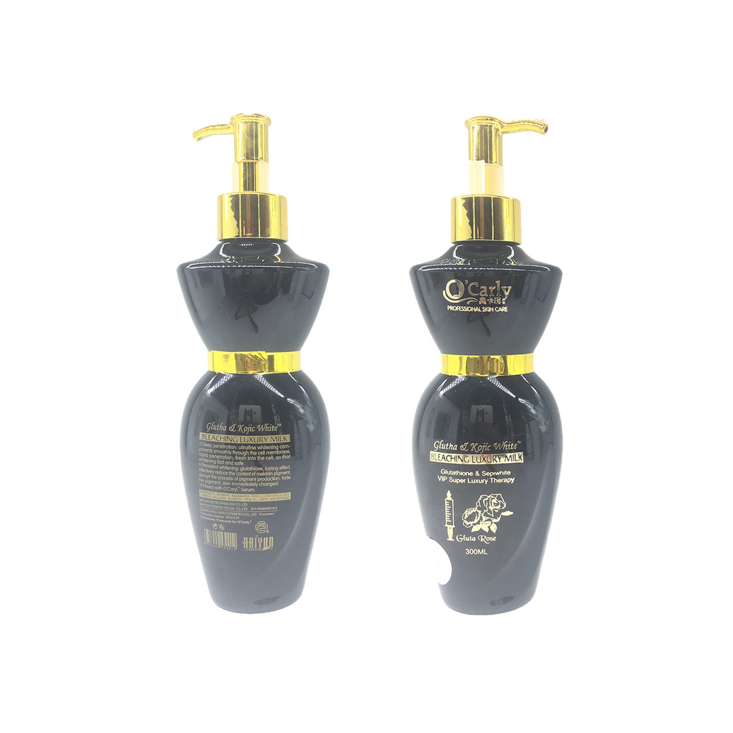 O'Carly Private Label Organic Lightening Body Cream VIP Luxury Gluta RoseTherapy Skin Whitening Body Lotion For Black Skin