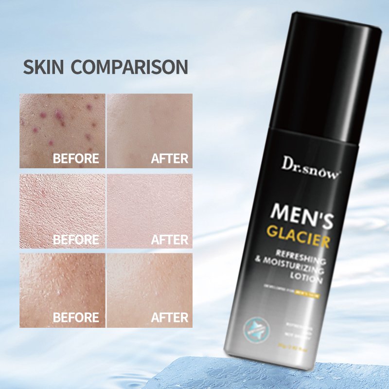 Natural Organic Men's Vegan Moisturizing Whitening Face Lotion Skin Care Anti-Wrinkle Face Cream & Lotion for Men