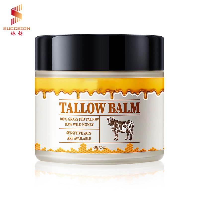 60g customize logo organic Ingredients Tallow Blam hydrating skin care moisturizing body and face cream