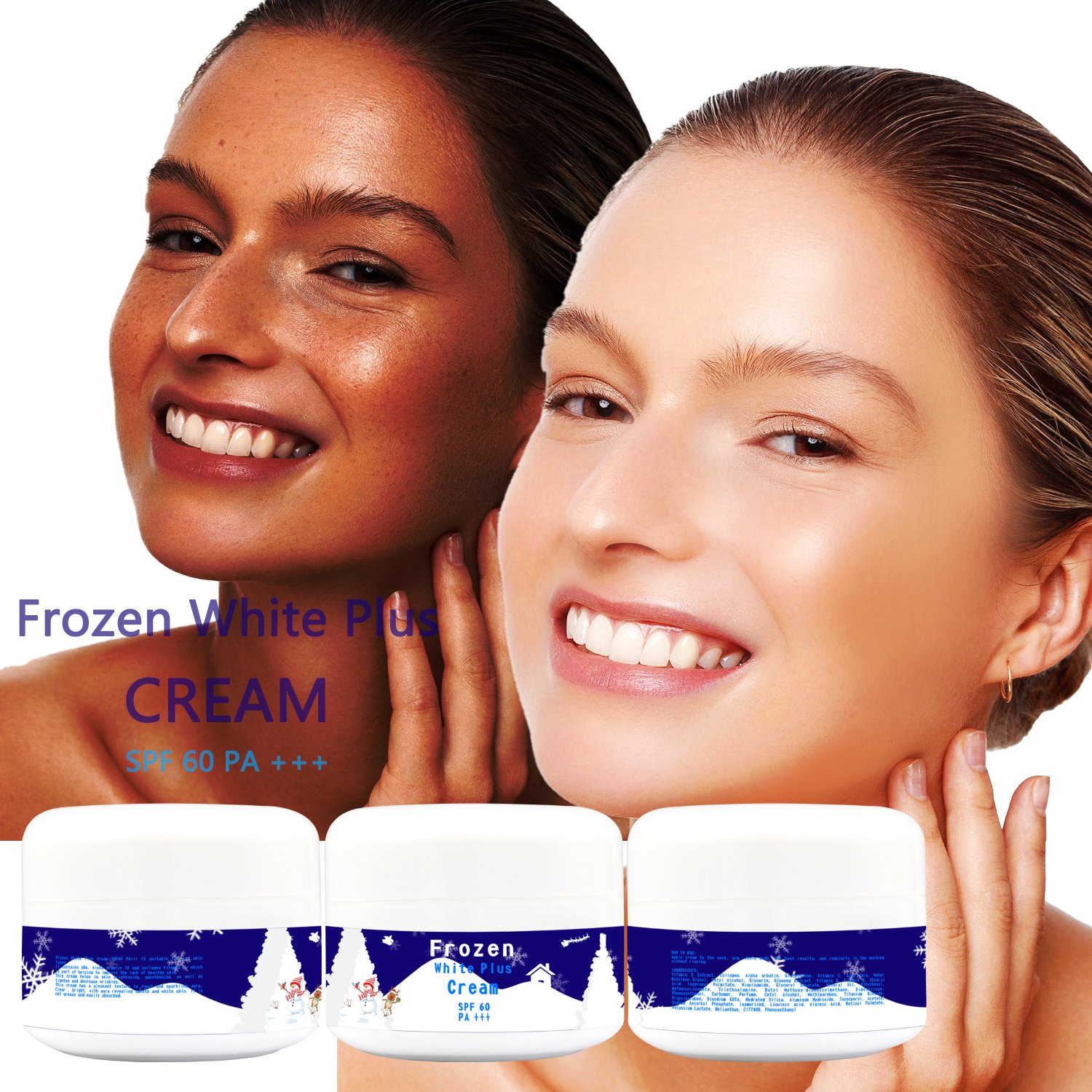 Natural and organic skin care set cream face glowing and white aloe vera Anti Aging Hydration whitening cream