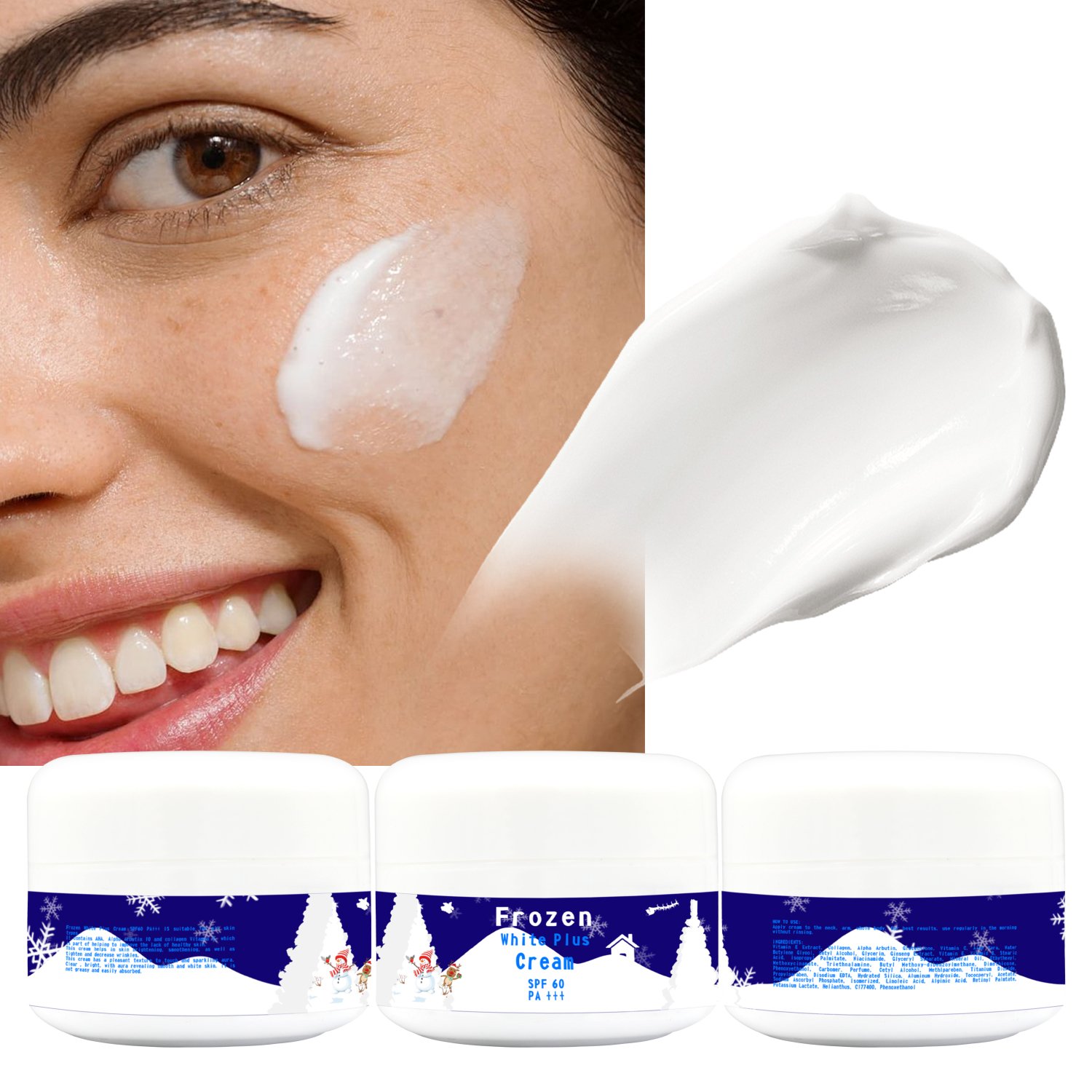 Natural and organic skin care set cream face glowing and white aloe vera Anti Aging Hydration whitening cream