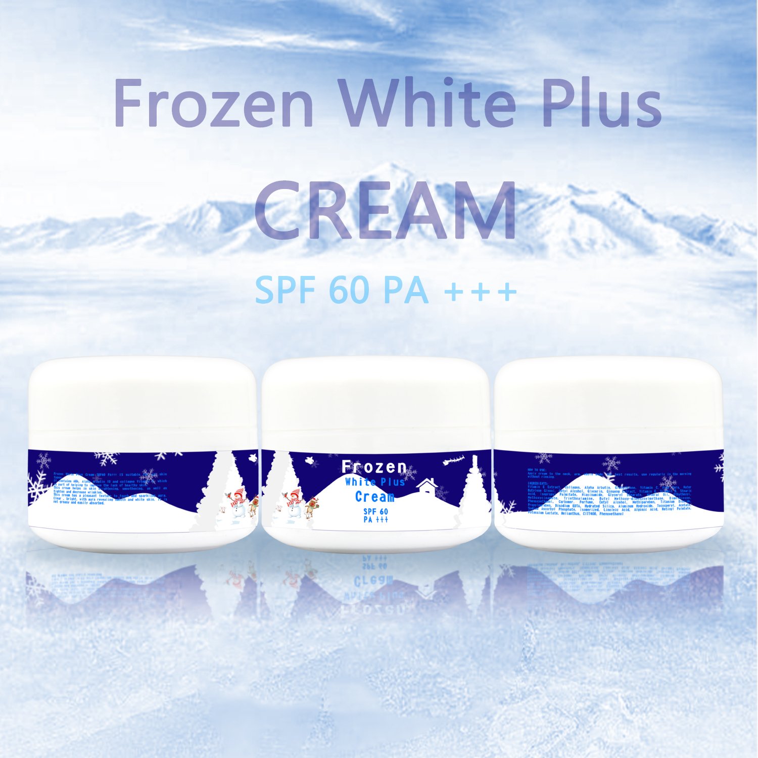 Natural and organic skin care set cream face glowing and white aloe vera Anti Aging Hydration whitening cream