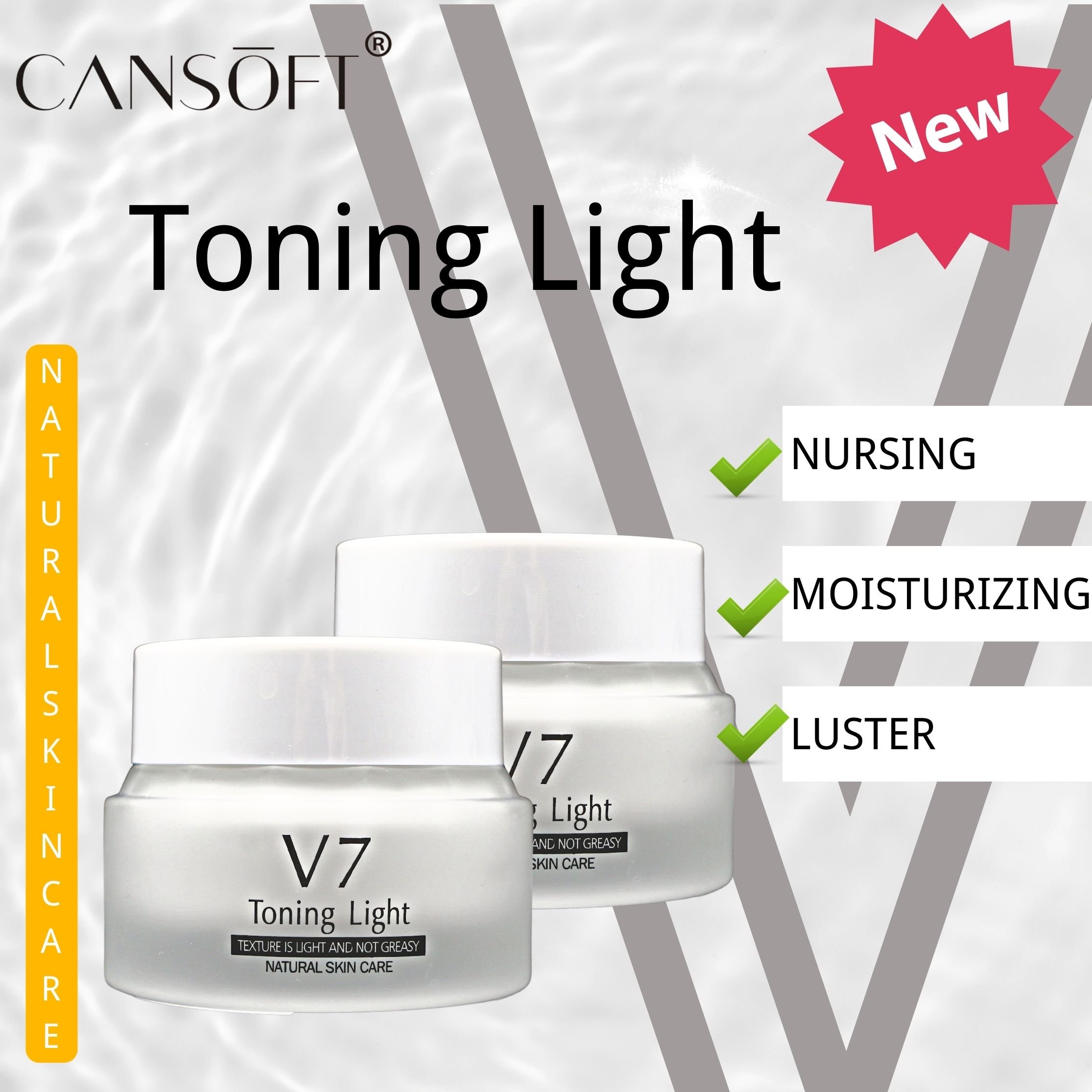 Wholesale Private Label OEM V7 Plain face Cream Whitening Brightening Moisturizing And Smooth Face Care Cream