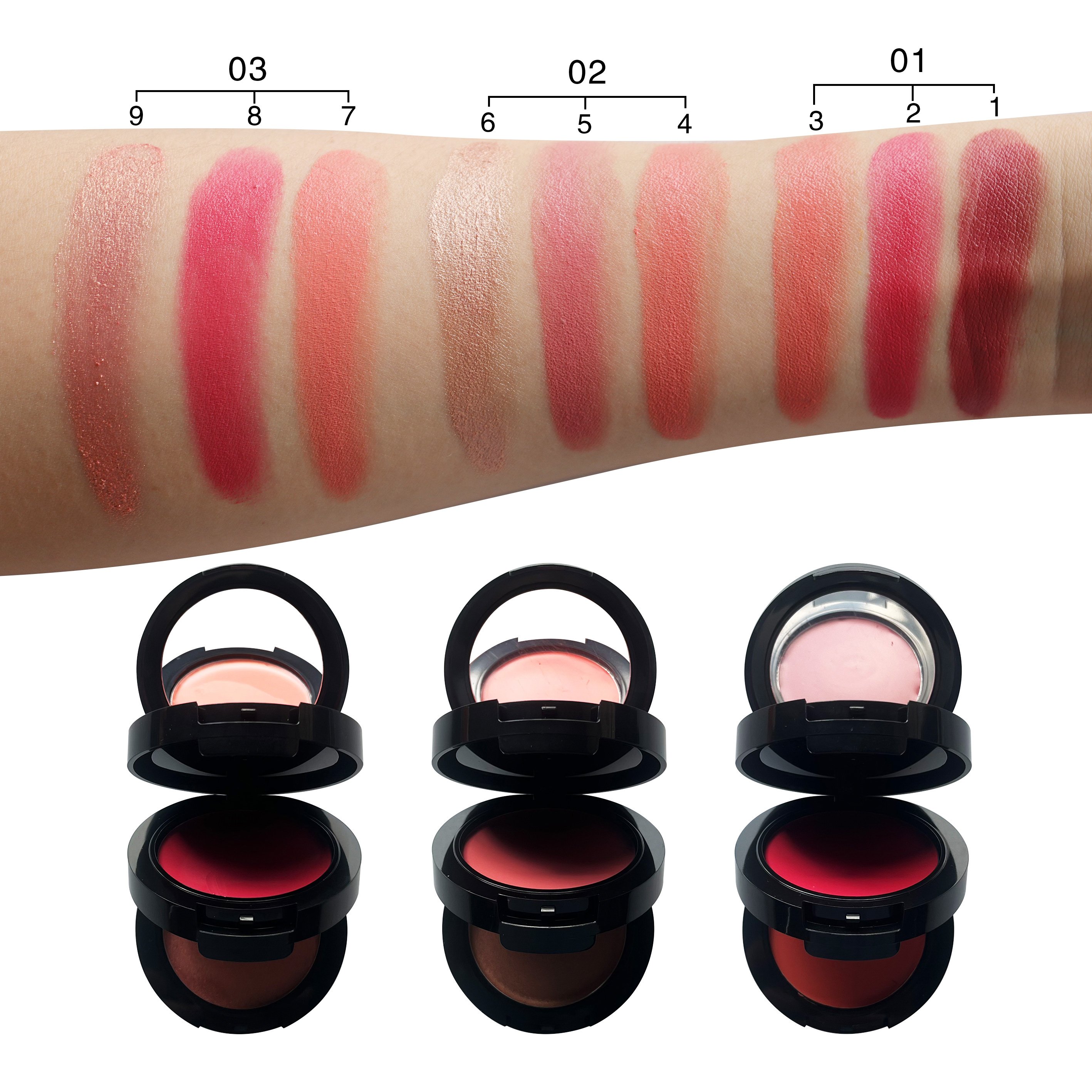 High Pigment Blush Private Label Single Blush Palette Powder Blush Private Label