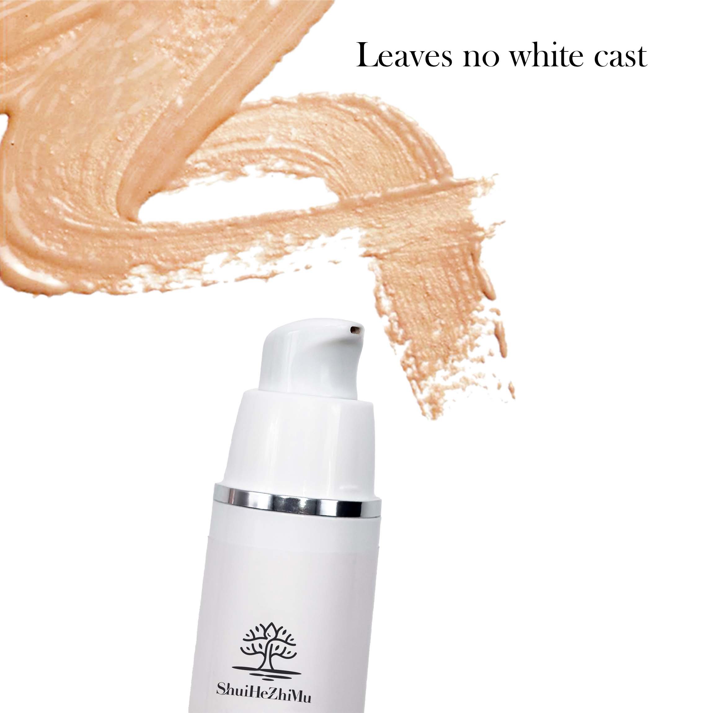SPF 46 All-In-One Face Sunscreen Foundation Isolation Cream Protection Against UVA and UVB Lotion Anti-Aging Tinted Moisturizer