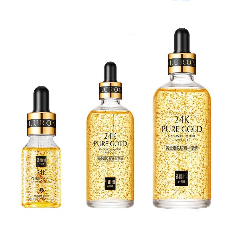 Wholesale Private Label Serum Gold 24k Anti-aging Moisturizing Firming 24k Gold serum Face Serum Product