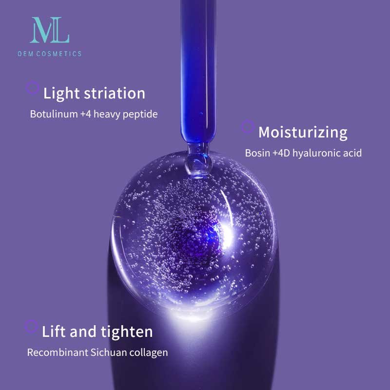 MLXL Private label customize skincare manufacturer peptide moisturizing cream hydrating firming whitening face cream.