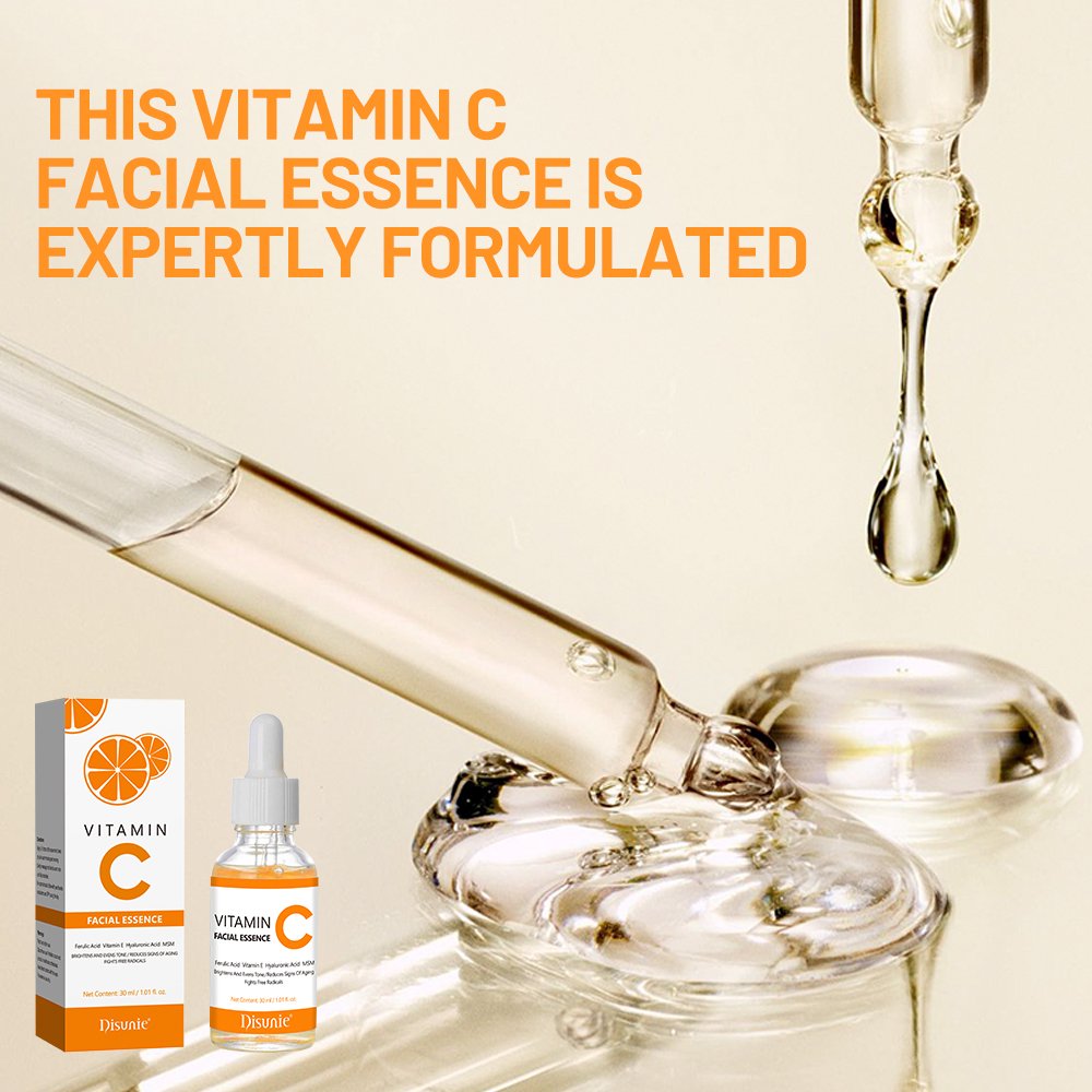 Disunie Vitamin C Brightening Face Serum With Hyaluronic Acid Whitening Serum For Skin Lightening Antiaging Products For women