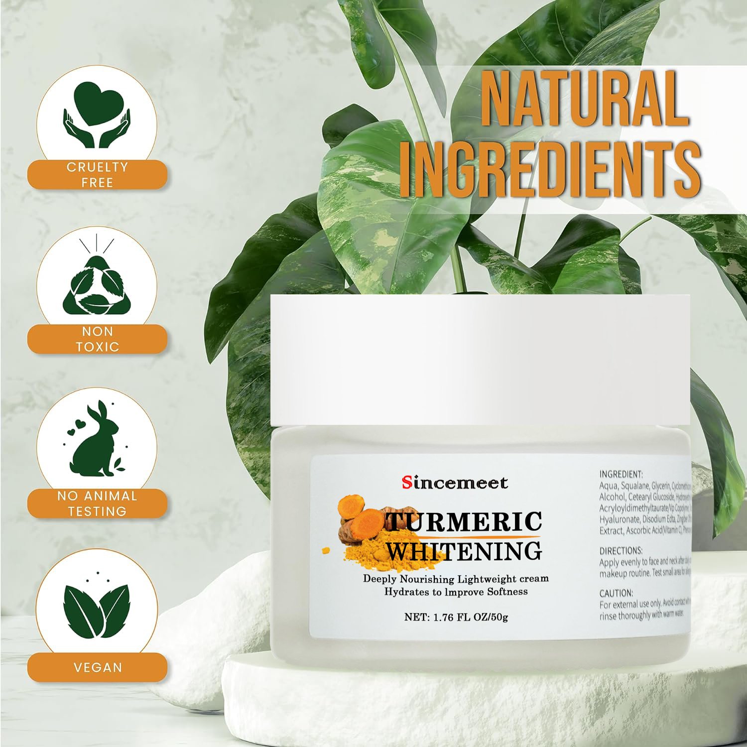 Dark Spot Corrector Remover Anti Aging Pigmentation Skin Care Brightening Whitening Lightening Moisturizer Turmeric Face Cream