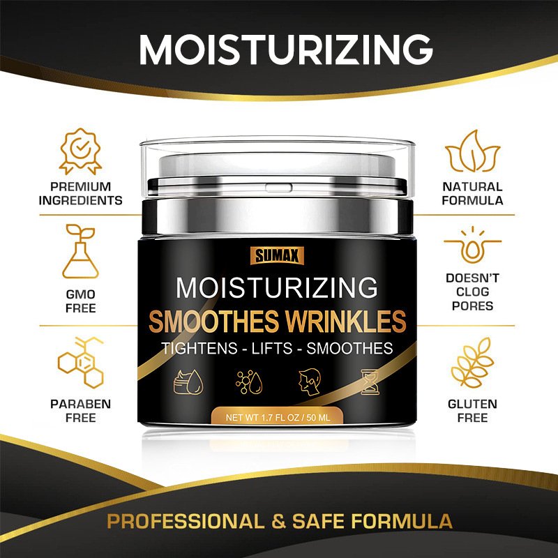 MOISTURIZING face cream anti WRINKLES TIGHTENS - LIFTS firming