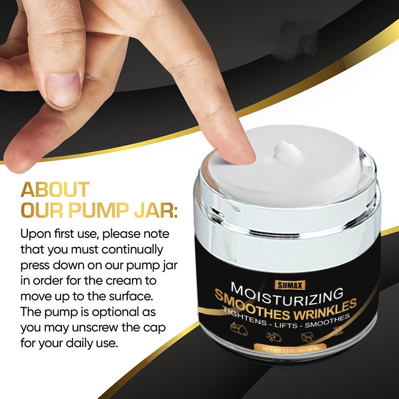 MOISTURIZING face cream anti WRINKLES TIGHTENS - LIFTS firming