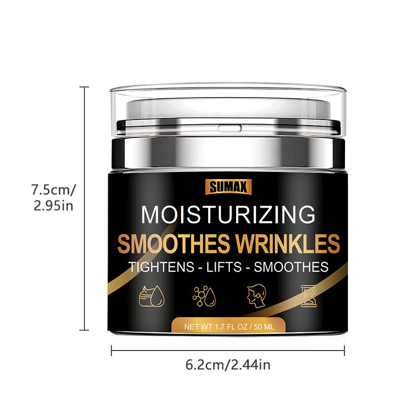 MOISTURIZING face cream anti WRINKLES TIGHTENS - LIFTS firming