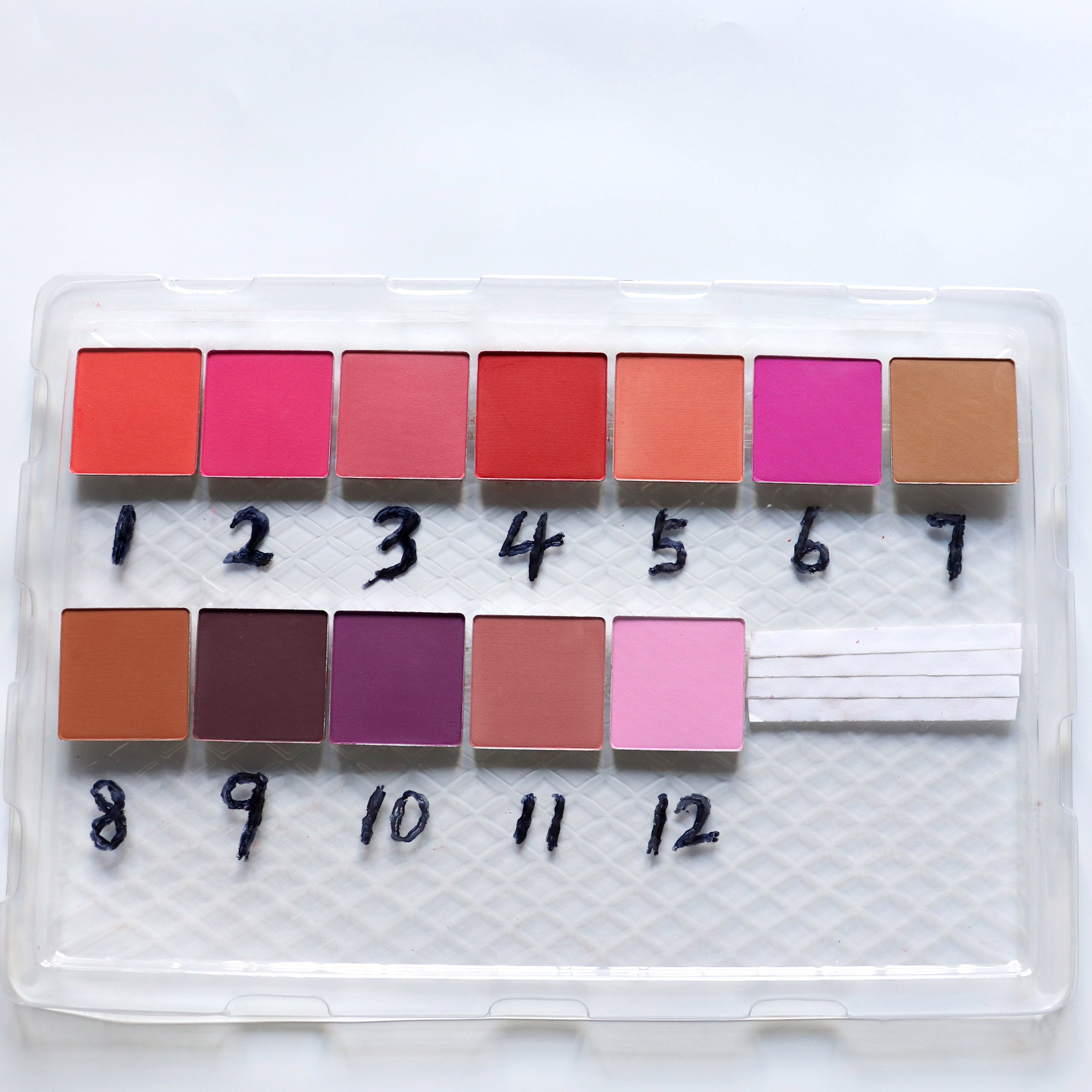 Face Makeup Blush Palette Custom Private Label Powder Blush Palette Accept Small Orders