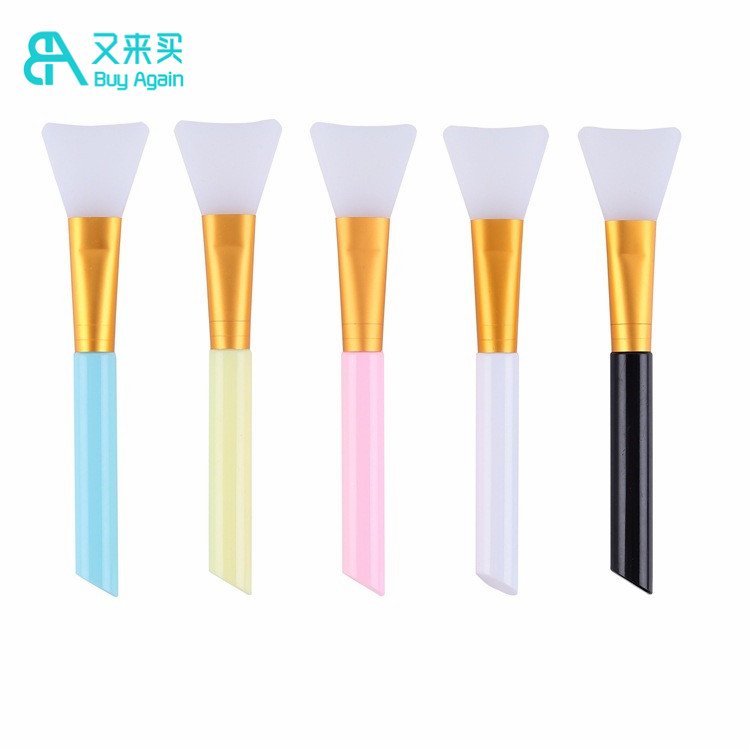 Wholesale skin care beauty skincare diy tools silicon brush tumbler epoxy paint brush spatula face mask silicone applicator