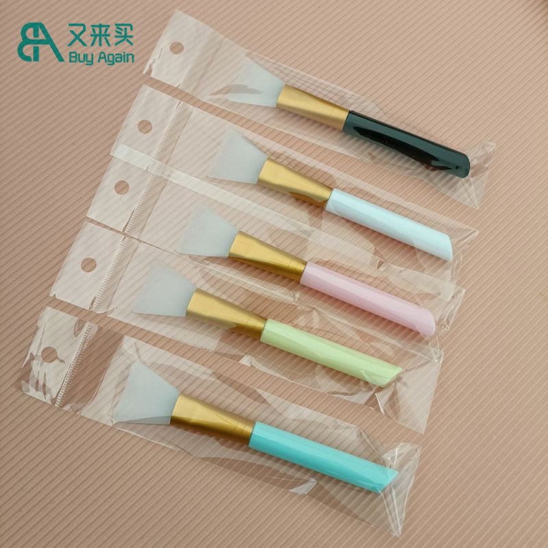 Wholesale skin care beauty skincare diy tools silicon brush tumbler epoxy paint brush spatula face mask silicone applicator