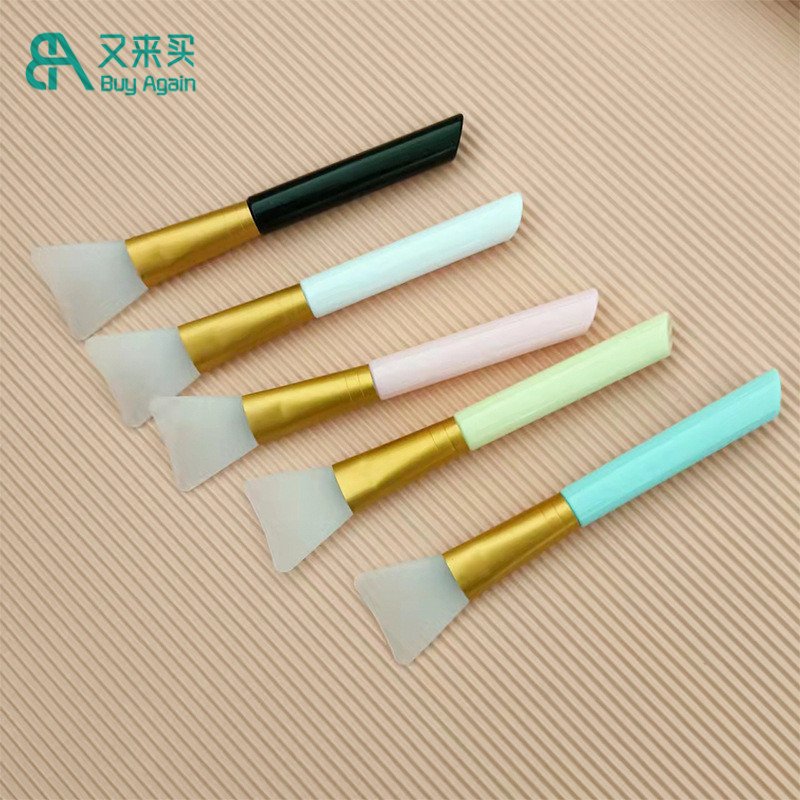 Wholesale skin care beauty skincare diy tools silicon brush tumbler epoxy paint brush spatula face mask silicone applicator