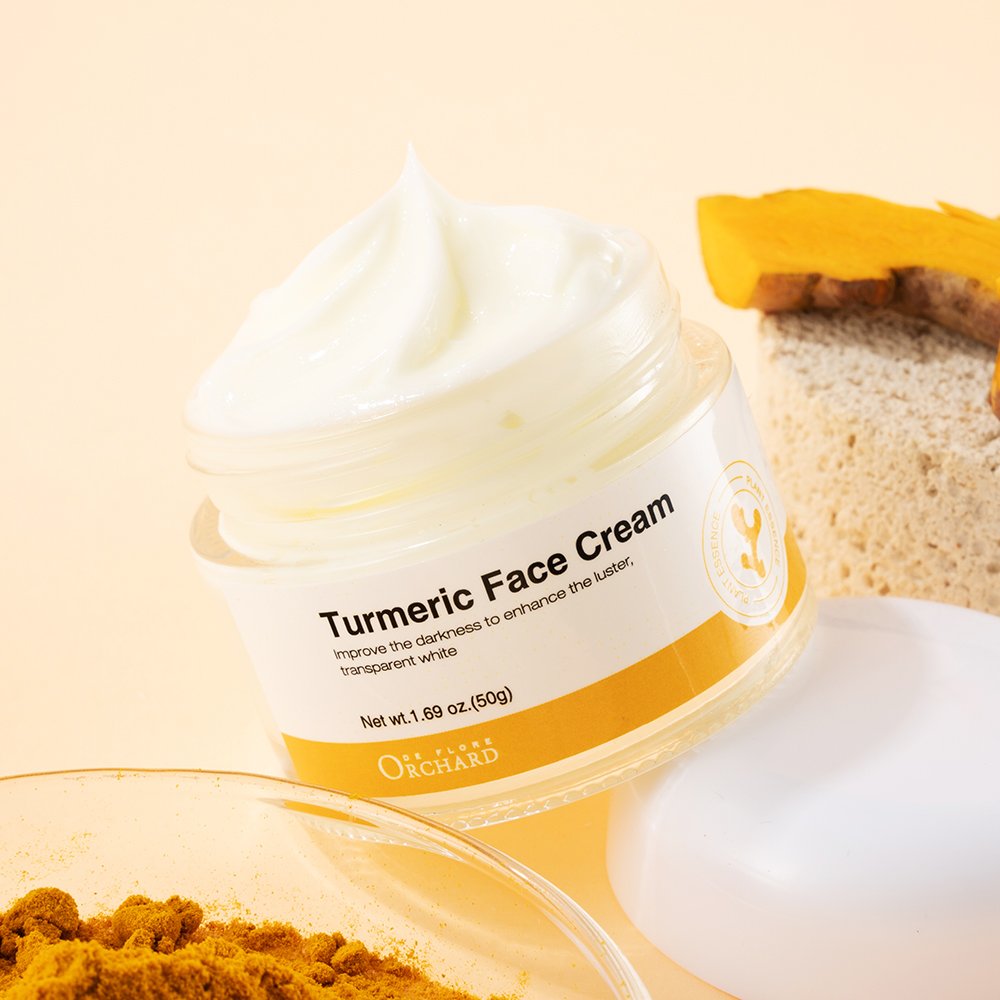 Beauty Skin Care Private Label Natural Face Continuously Nourish And Fade Fine Lines Whitening Turmeric Face Cream