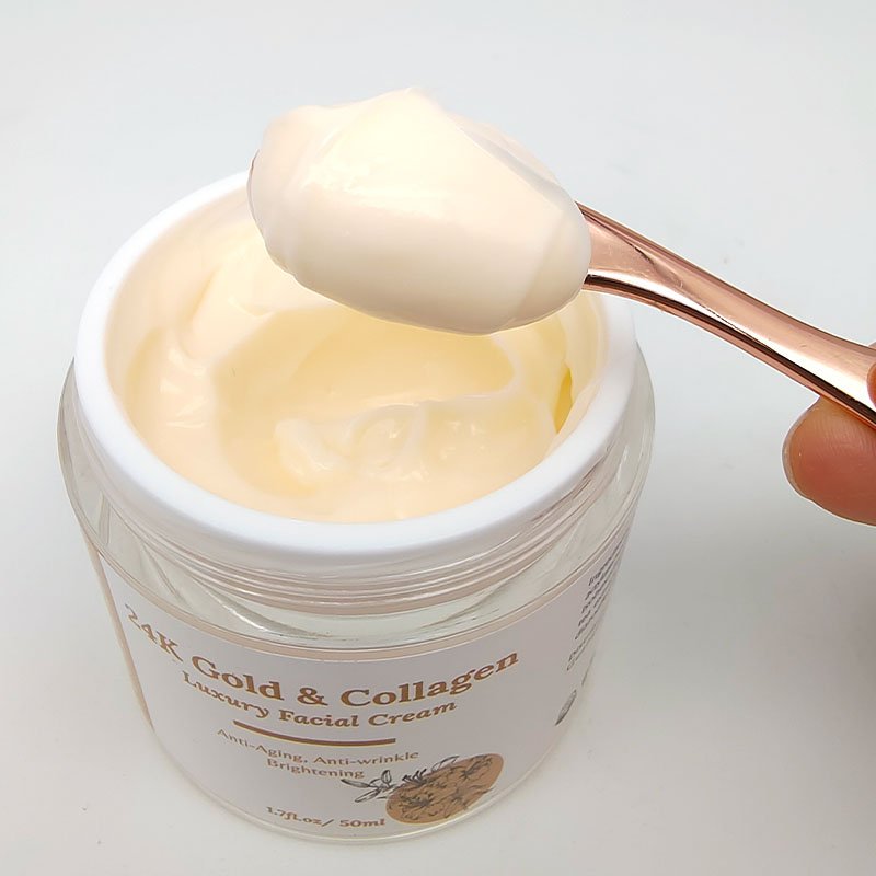 Private Label 24k Gold Whiting Moisturizer Anti Aging Cream For Face Black Spot Remover Moisturizer Face Cream