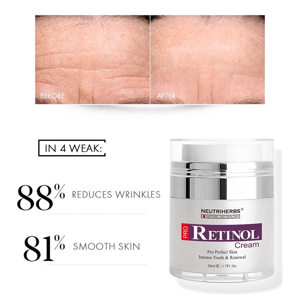 Natural Skincare Cosmetics Vitamin A Anti Aging Moisturizer Private Label Moisturizing Face Retinol Cream