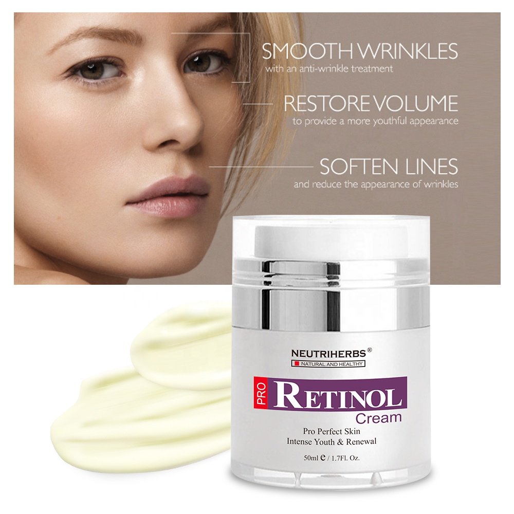 Natural Skincare Cosmetics Vitamin A Anti Aging Moisturizer Private Label Moisturizing Face Retinol Cream