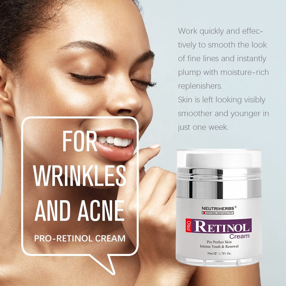 Natural Skincare Cosmetics Vitamin A Anti Aging Moisturizer Private Label Moisturizing Face Retinol Cream