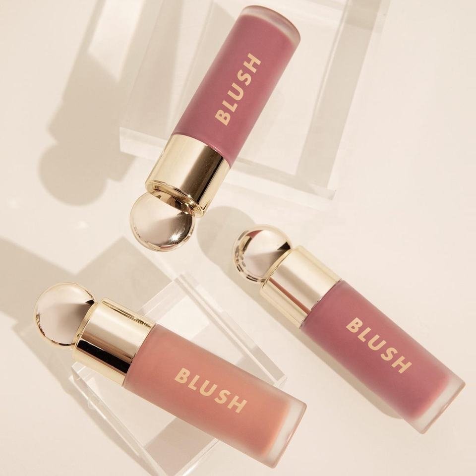 long wear luxury package makeup cosmetic liquid blush makeup vegan cream blush private label