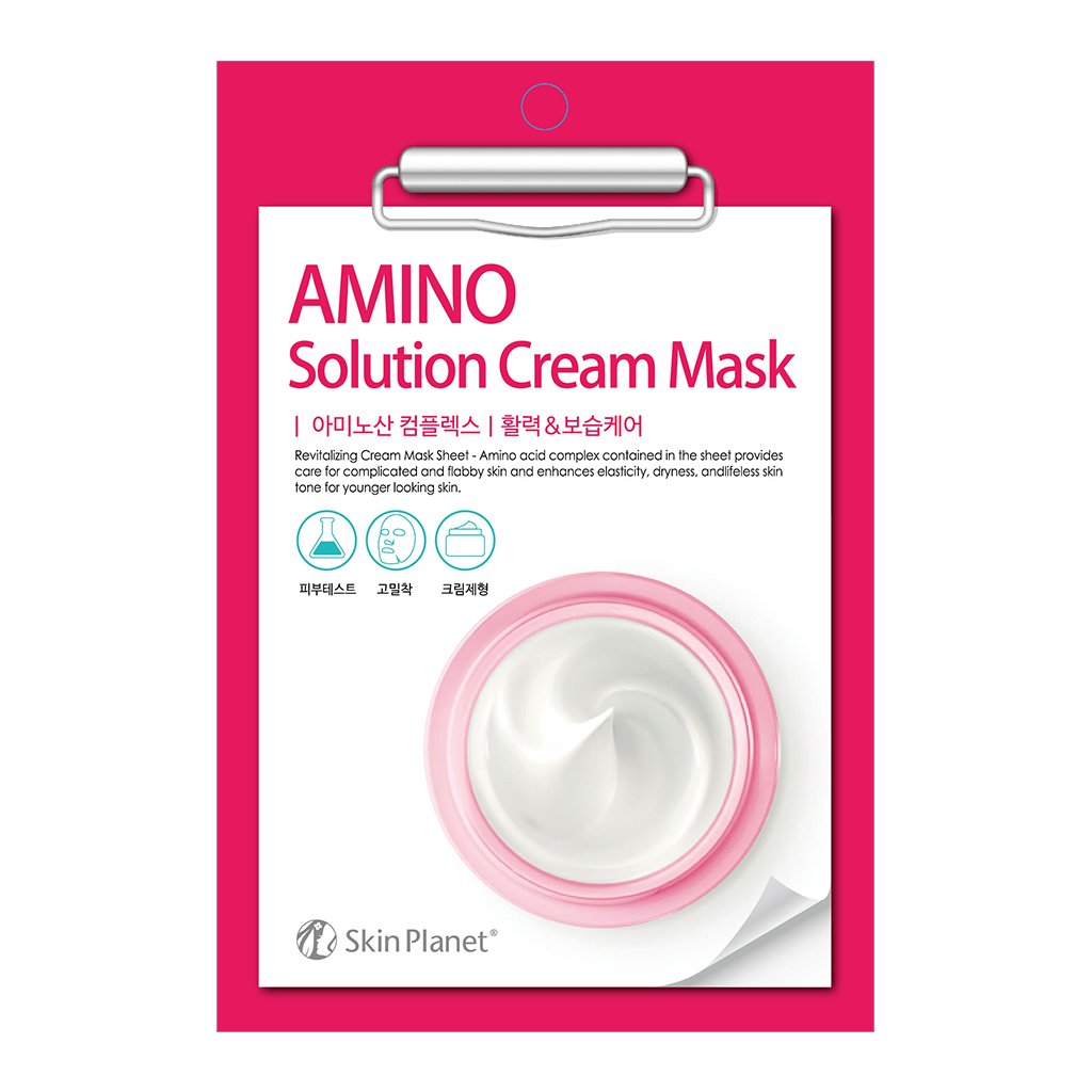 SKINPLANET Solution Cream Mask Sheet Korean Face Mask Sheet Korean Facial Mask Sheet Beauty OEM OBM Private Label Skin Care