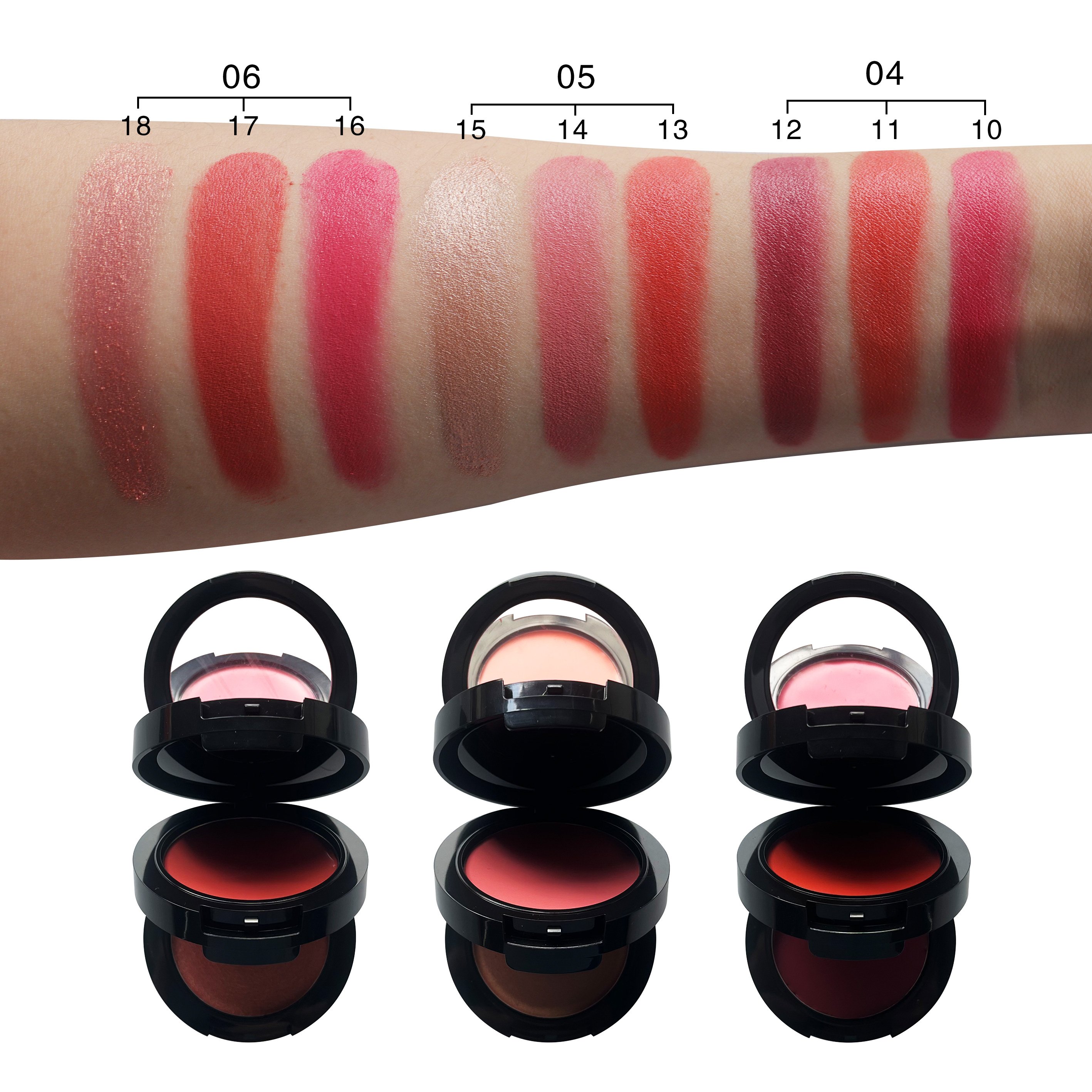 No logo Make your own brand check blush high pigment liquid blush private label